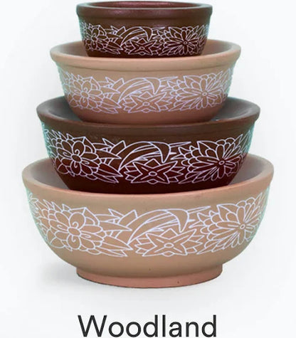 MINI PYREX-INSPIRED MIXING BOWLS STACKABLE DISPLAY SET