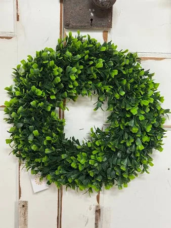 BOXWOOD WREATH OR CANDLE RING 16", UV