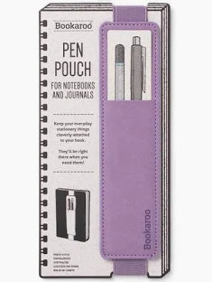 BOOKAROO PEN POUCH - AUBERGINE
