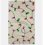 GEOMETRY BAR TOWEL - HOLIDAY