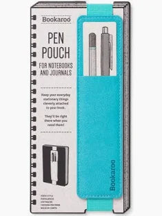 BOOKAROO PEN POUCH - TURQUOISE