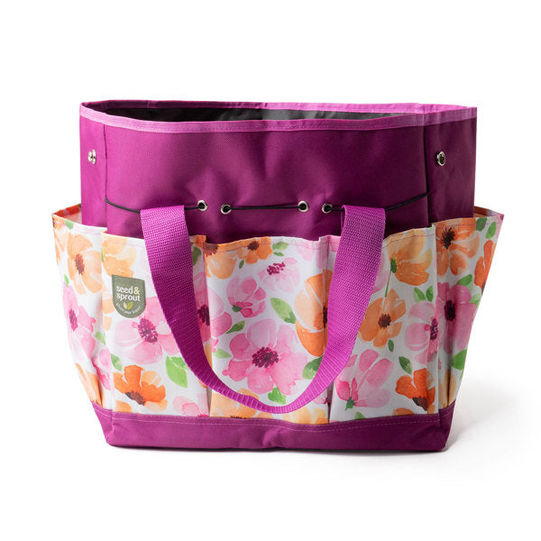 SEED & SPROUT GARDENING TOTE BAG - AUGUST BLOOM