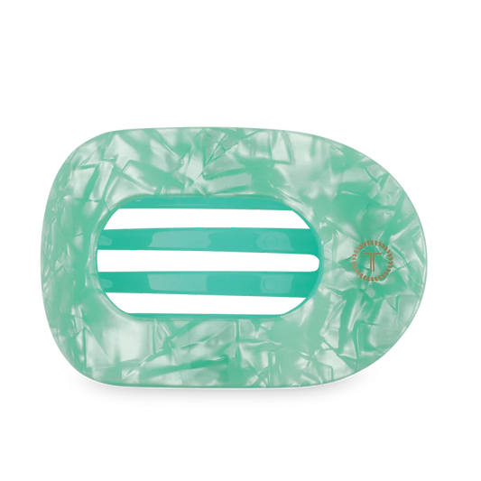 TELETIES SPRING SPLASH LARGE FLAT ROUND HAIR CLIP
