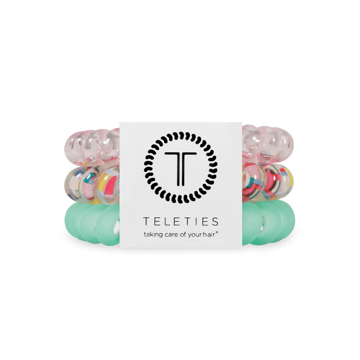 TELETIES SPRING SPLASH LARGE HAIR TIES