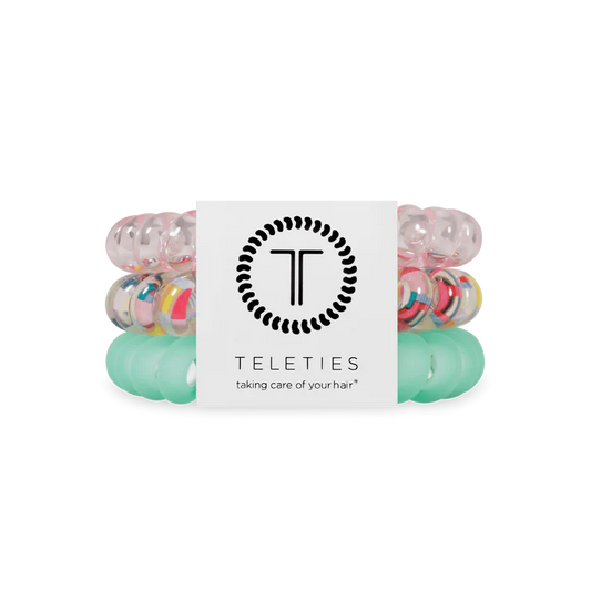 TELETIES SPRING SPLASH LARGE HAIR TIES