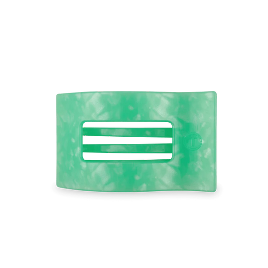 TELETIES SPRING SPLASH MEDIUM FLAT RECTANGLE HAIR CLIP