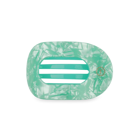 TELETIES SPRING SPLASH MEDIUM FLAT ROUND HAIR CLIP