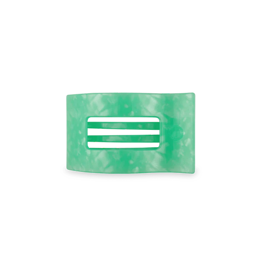 TELETIES SPRING SPLASH SMALL FLAT RECTANGLE HAIR CLIP