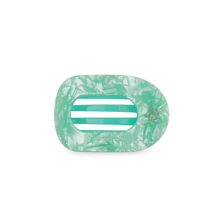 TELETIES SPRING SPLASH SMALL FLAT ROUND HAIR CLIP