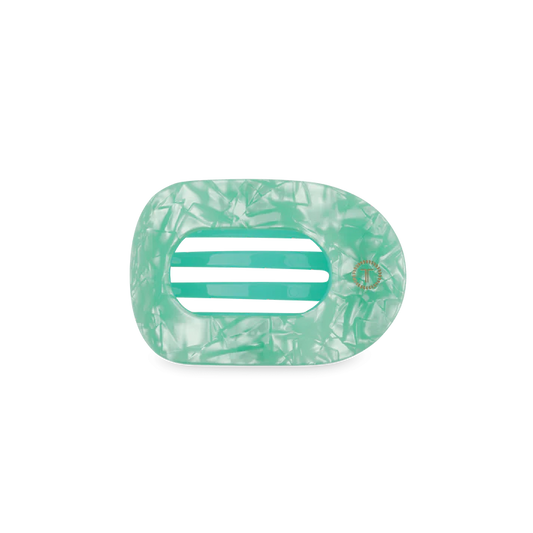 TELETIES SPRING SPLASH SMALL FLAT ROUND HAIR CLIP