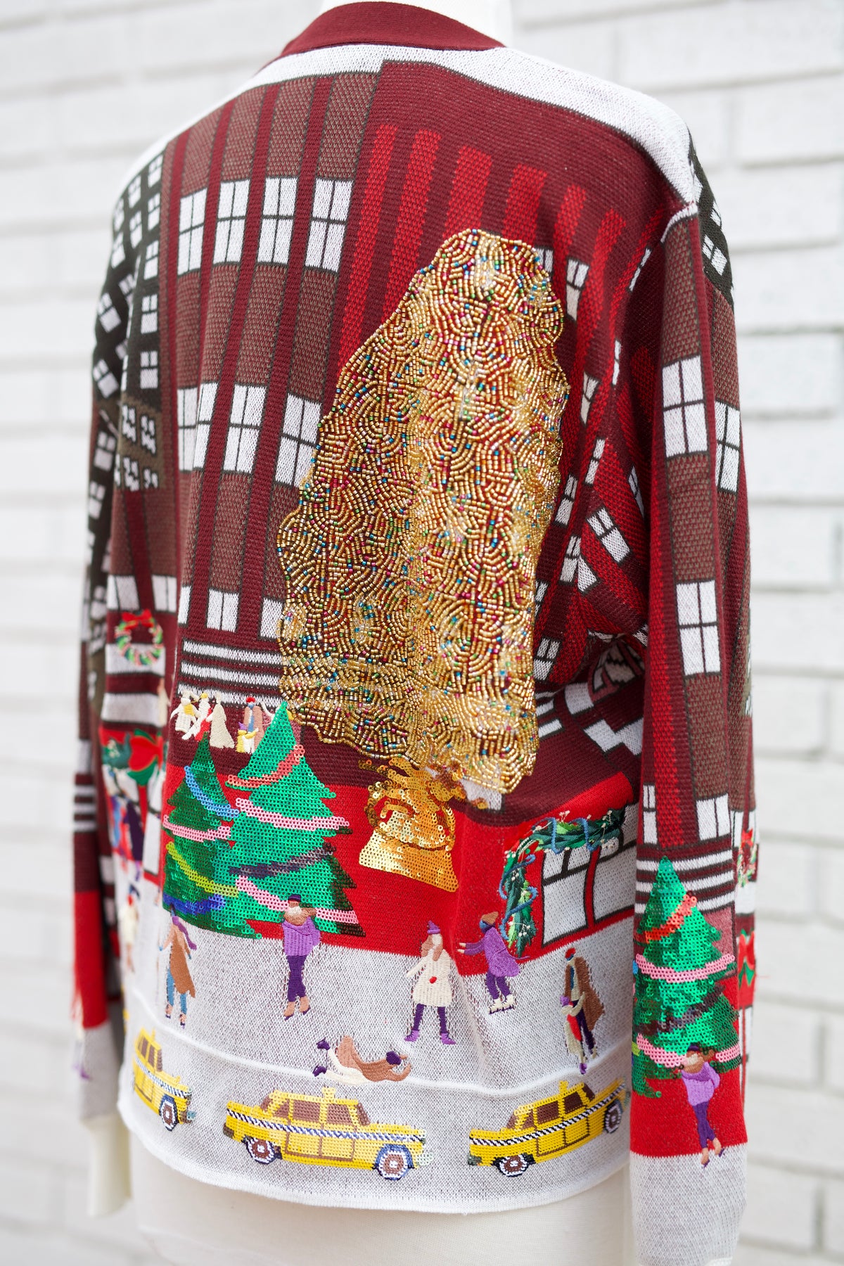 MULTI ROCKEFELLER CENTER BUTTON UP CARDIGAN