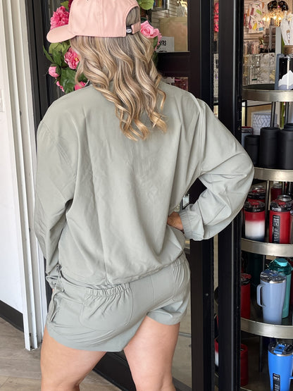 Athletic Cargo Skort & Jacket Set