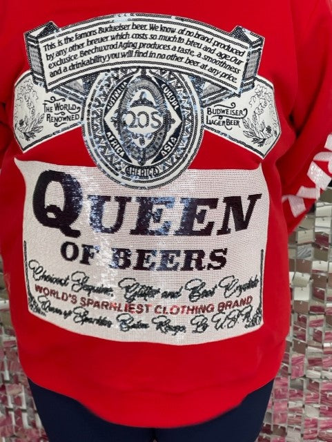 Queen of Beers Sweatshirt - Pharm Favorites by Economy Pharmacy