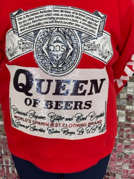 Queen of Beers Sweatshirt - Pharm Favorites by Economy Pharmacy
