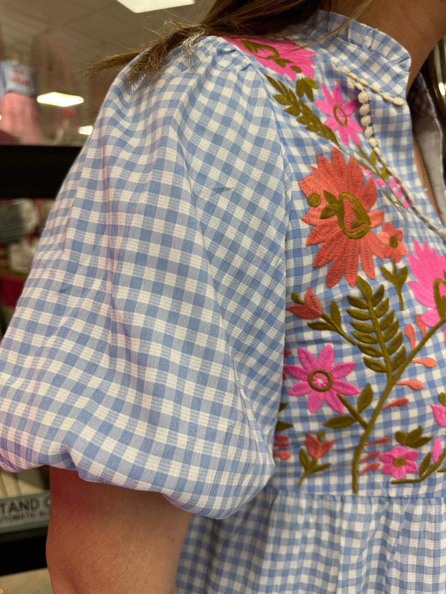 Spring Delight Embroidered Dress