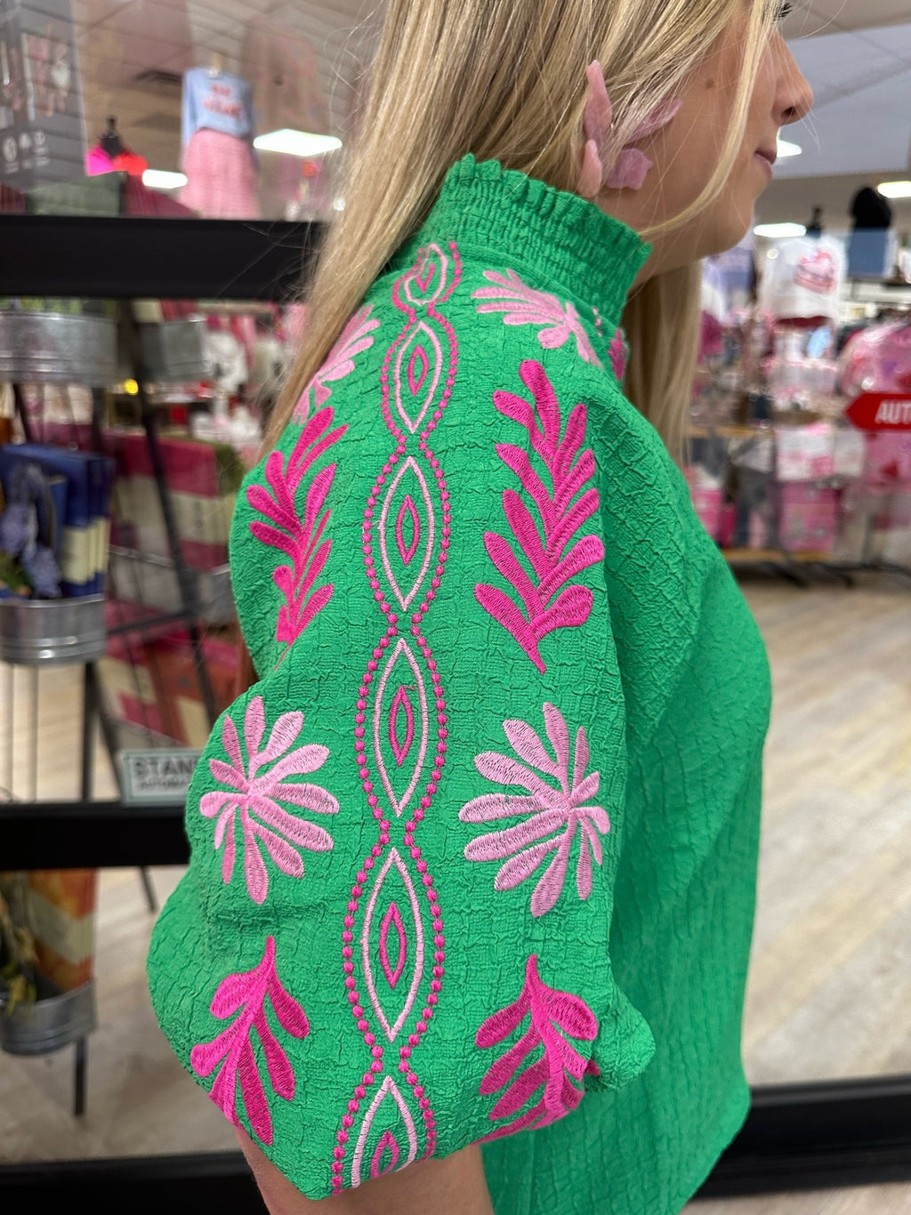 Palm Springs Sweetie Puff Sleeve Blouse