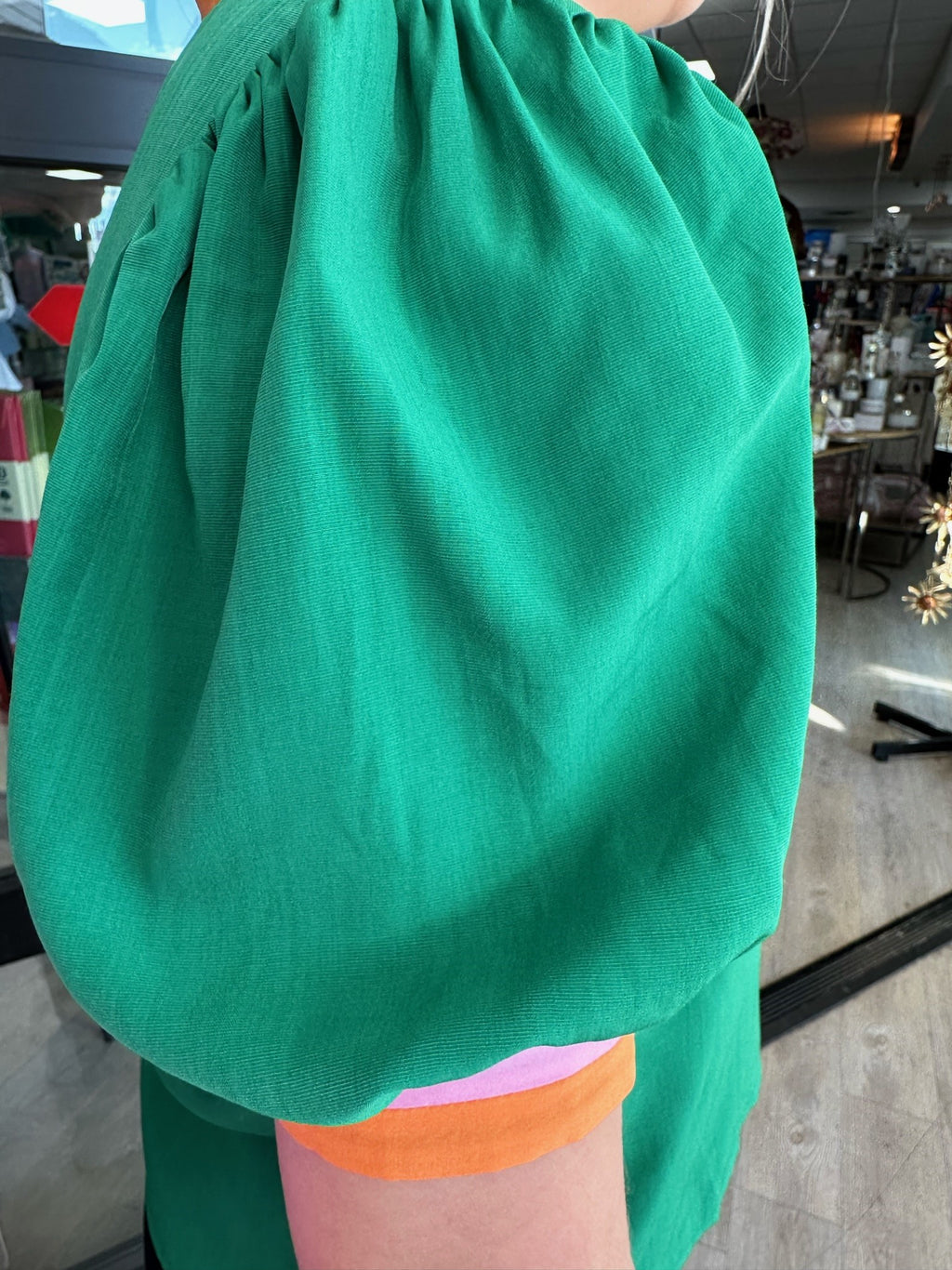 Say Less Striped Collared Blouse