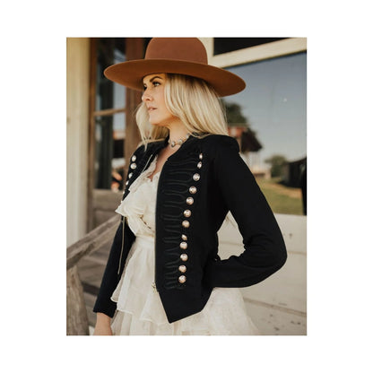 Military Black Jacket
