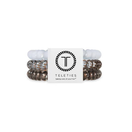 TELETIES TRULY TAUPE SMALL HAIR TIES