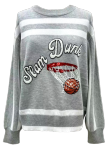 GREY/WHITE SLAM DUNK SWEATER