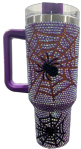 LAVENDER SPIDER WEB TUMBLER