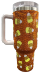 ORANGE CANDY CORN TUMBLER