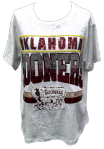 LICENSED GREY OKLAHOMA SOONERS VINTAGE TEE