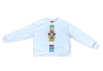 Youth Grey Colorblock Drummer Nutcracker Sweatshirt