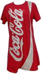 QUEEN OF SPARKLES RED COCA COLA TEE SHIRT DRESS
