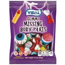 VIDAL GUMMI MISSING BODY PARTS