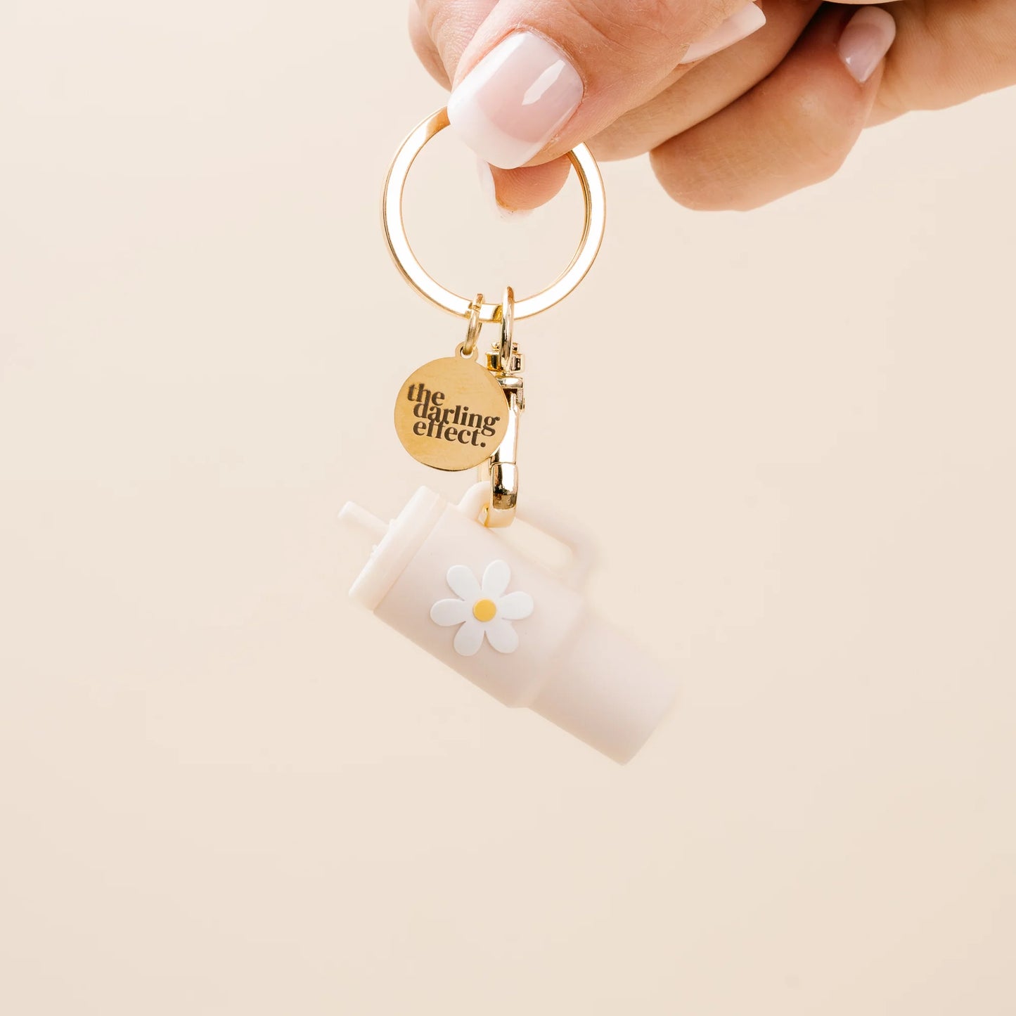 TUMBLER KEYCHAIN - OATMEAL