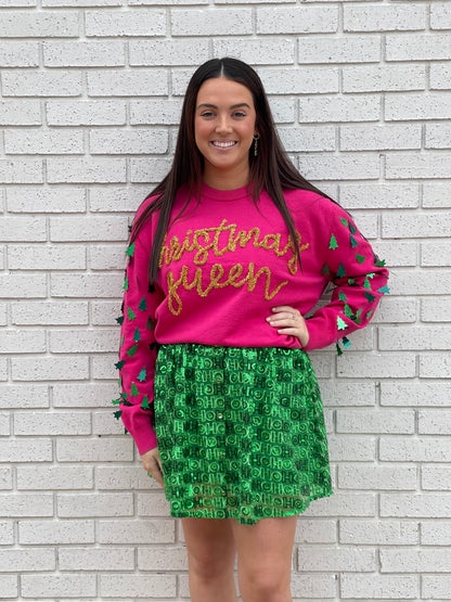 Green HO HO HO Skirt - Pharm Favorites by Economy Pharmacy