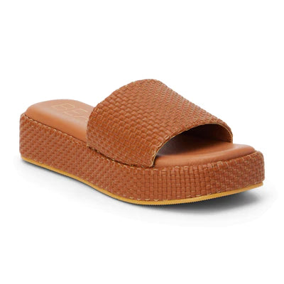Maui Cognac Platform Sandal