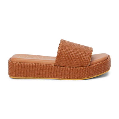 Maui Cognac Platform Sandal - Pharm Favorites by Economy Pharmacy