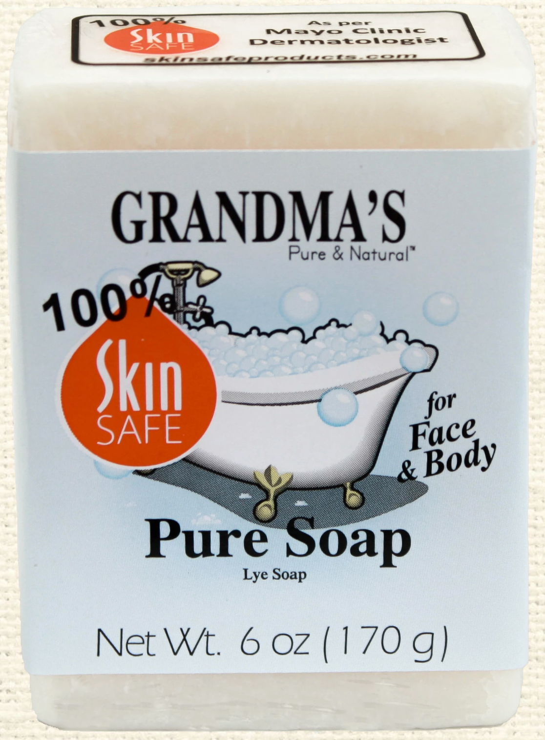 Grandma's Pure & Natural Lye Soap - Pharm Favorites by Economy Pharmacy