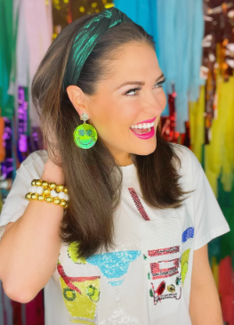 Green Metallic Knotted Headband - Pharm Favorites by Economy Pharmacy