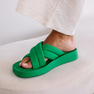 Green Piper Slide Sandal - Pharm Favorites by Economy Pharmacy