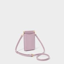 Lilac Katie Loxton Cellphone Crossbody Bag