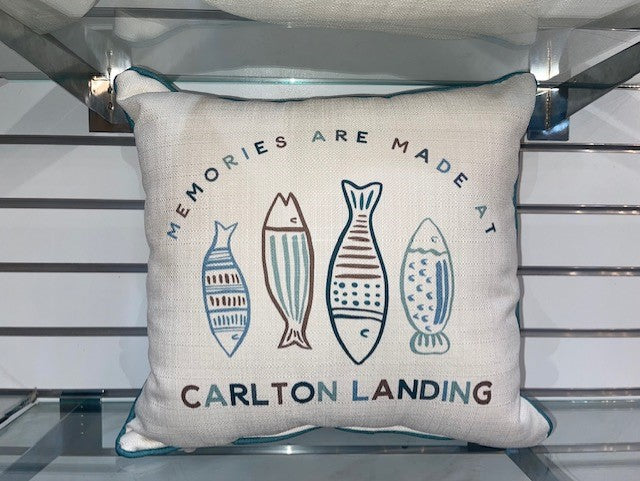 Memories are made at Carlton Landing Pillow