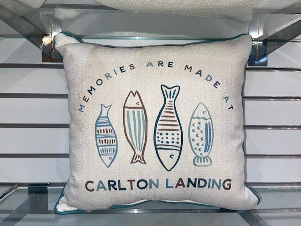 Memories are made at Carlton Landing Pillow - Pharm Favorites by Economy Pharmacy